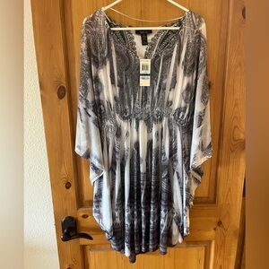 Style & Co. Monochrome Paisley Dress